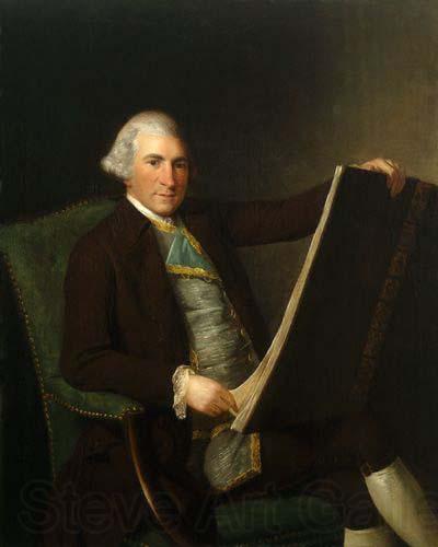 unknow artist Portrait of Robert Adam France oil painting art